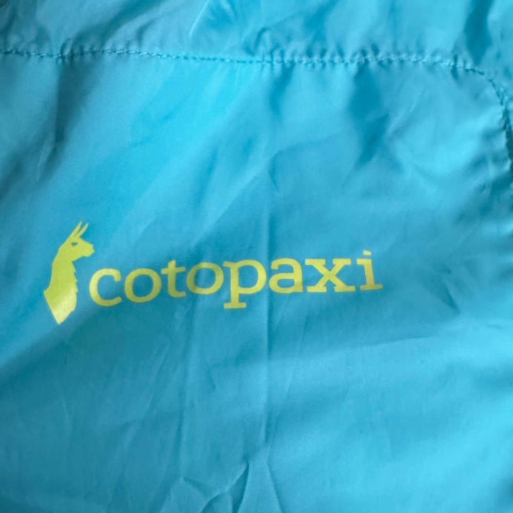 Cotopaxi Teca Full Zip Windbreaker Orange Blue Colorblock Women's XS. - Picture 7 of 8